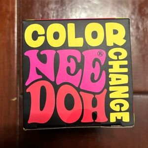 NWT NeeDoh Color Change Stress Ball in color changing blue. Brand new in box.